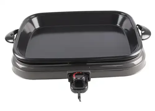 Multifunctional Electric fry pan 2pans changeable Non Stick grill cooking pan health pan