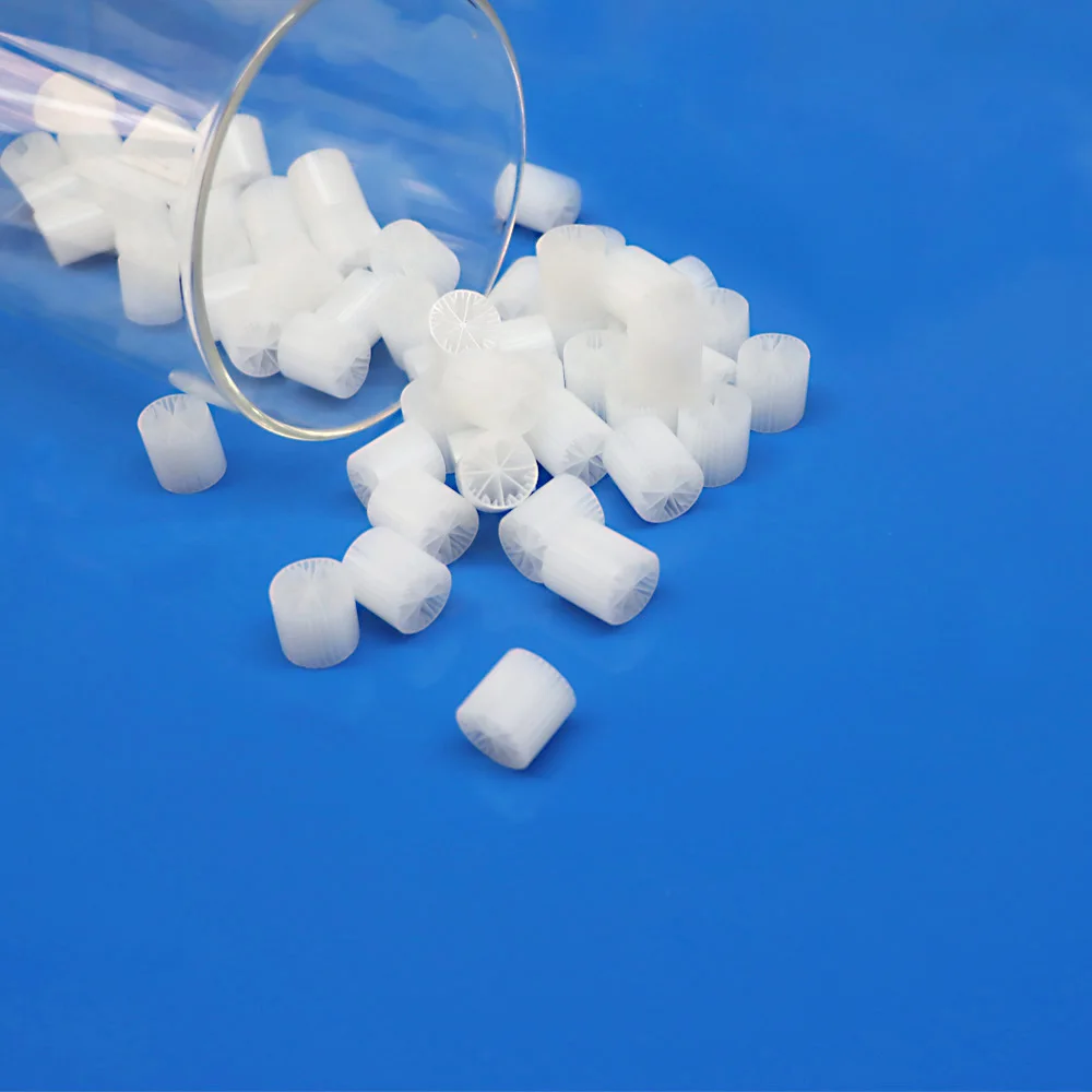 100% pure HDPE K1 moving bed biofilm reactor bio media carrier plastic MBBR filter media for water treatment