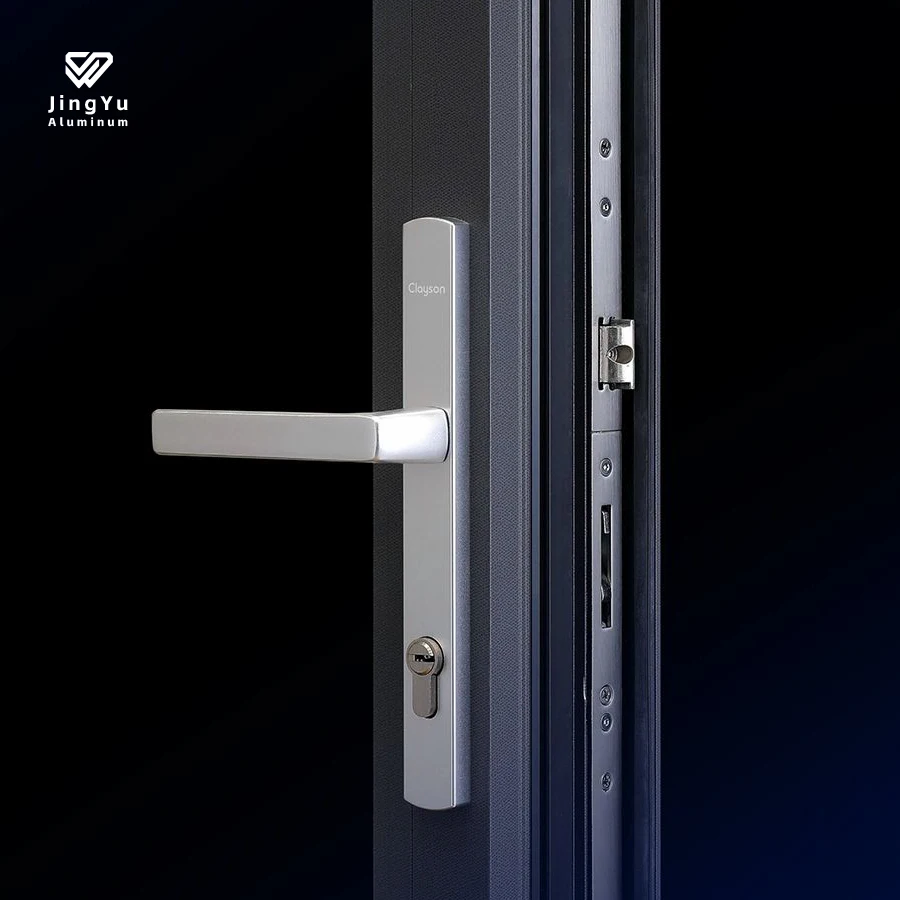 Sound Proof Foldable Folding Door With Screen Slide Villa House Sound Proof Heavy Duty Bi Fold Doors