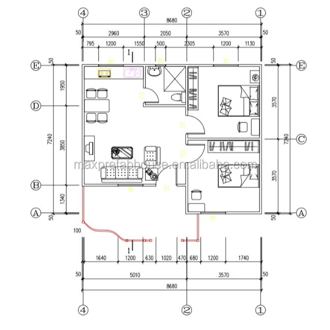 beijing prefab flat pack container home