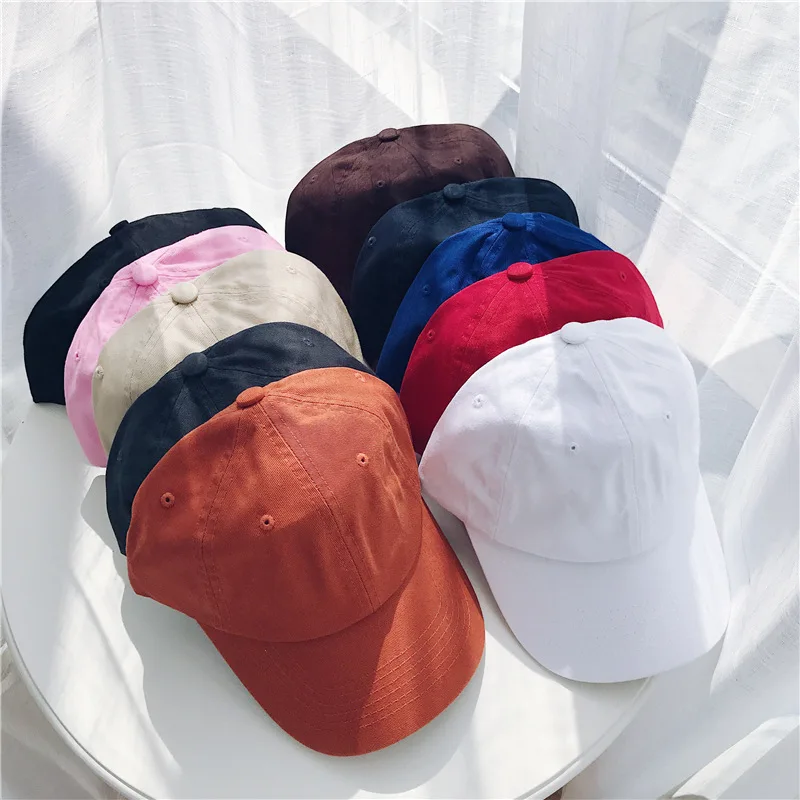 Hot Selling 6 Panel Blank Hats Custom Embroidery Dad Hat Plain for Unisex Baseball Cap 6-panel Hat Accept Customized Logo Cotton