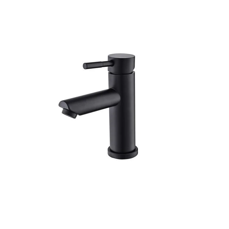 hot cold water sink bathroom mixer Zinc handle mate black surface stainless steel 304 basin faucet