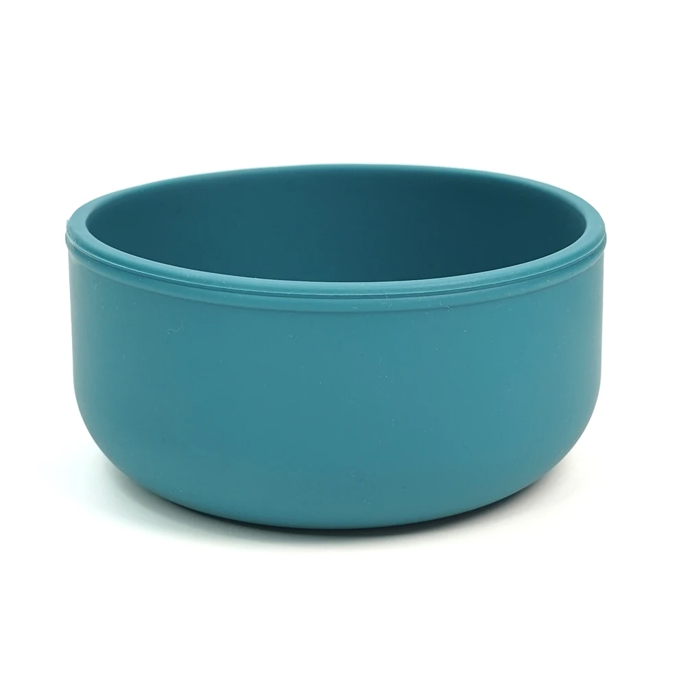 New Arrival Eco-friendly Non-toxic Bpa Free Food Safe Silicone Children Kids Divided Dish baby  feeding bowl