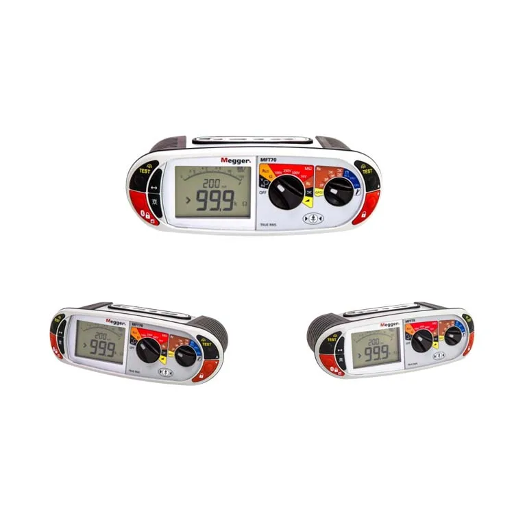 Megger MFT70-US 100V/250V/500V/1000V Multifunction Tester - with neck strap Memory storage