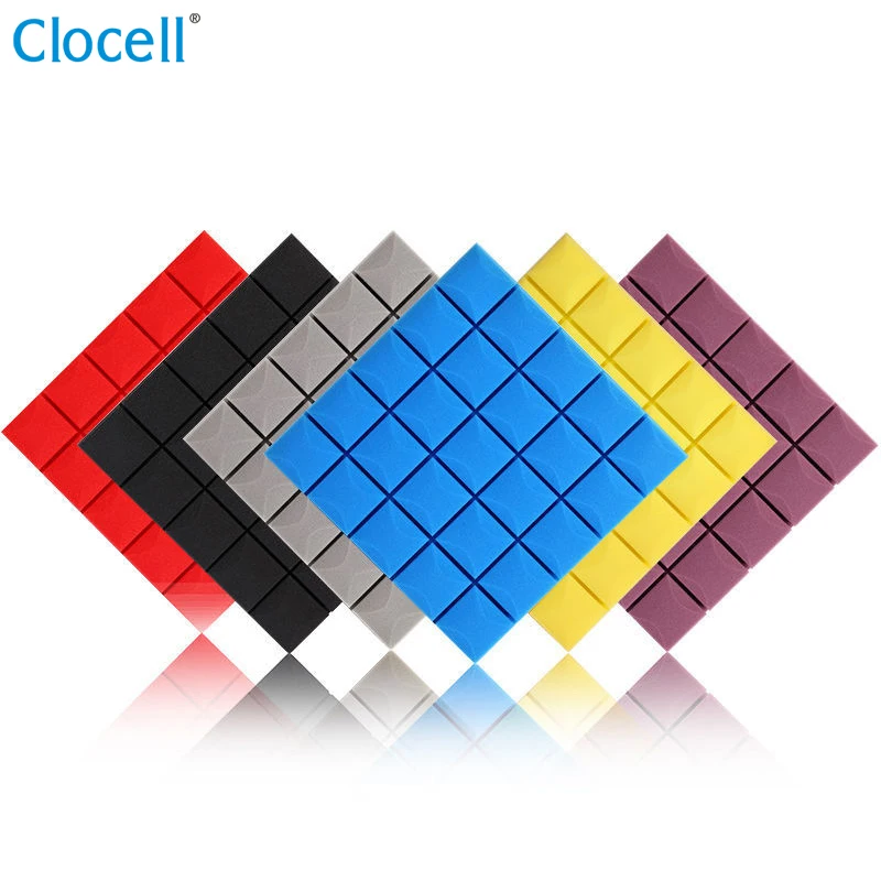 Clocell пенополиуретановые акустические панели с защитой от шума, акустические панели в форме пирамиды