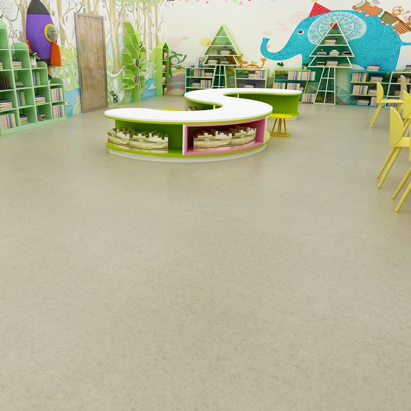 
Waterproof Easy to Clean PVC Virgin Plastic Flooring in roll 