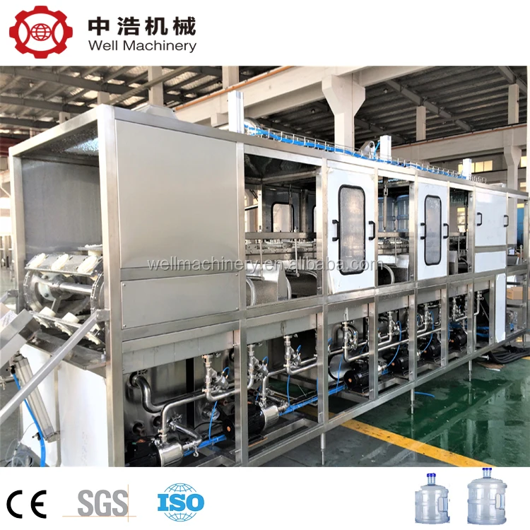 
New Teach 1200BPH 20 Liter bottled water filling machine 5 gallon water filling line Turnkey Project 
