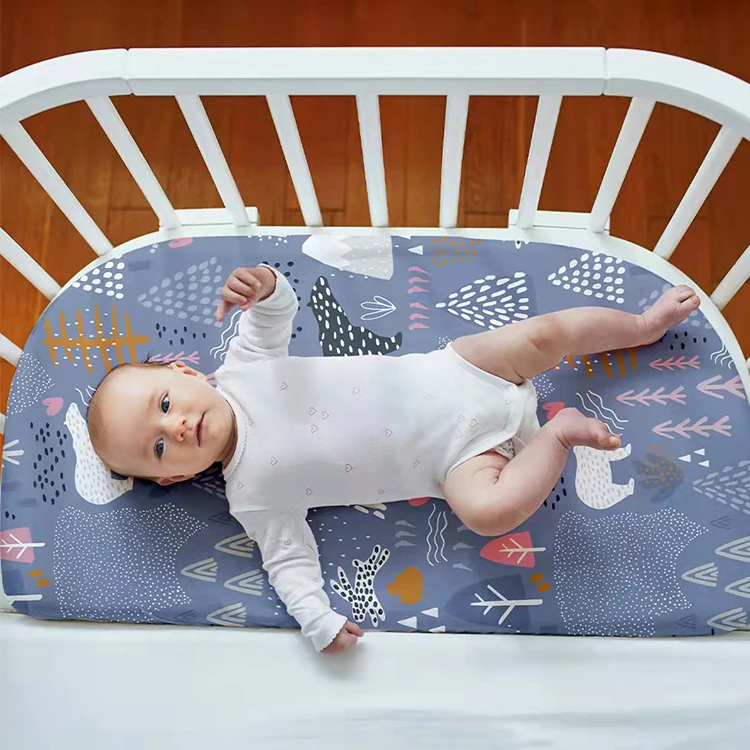 Famicheer BSCI cotton crib mattress fitted sheet travel