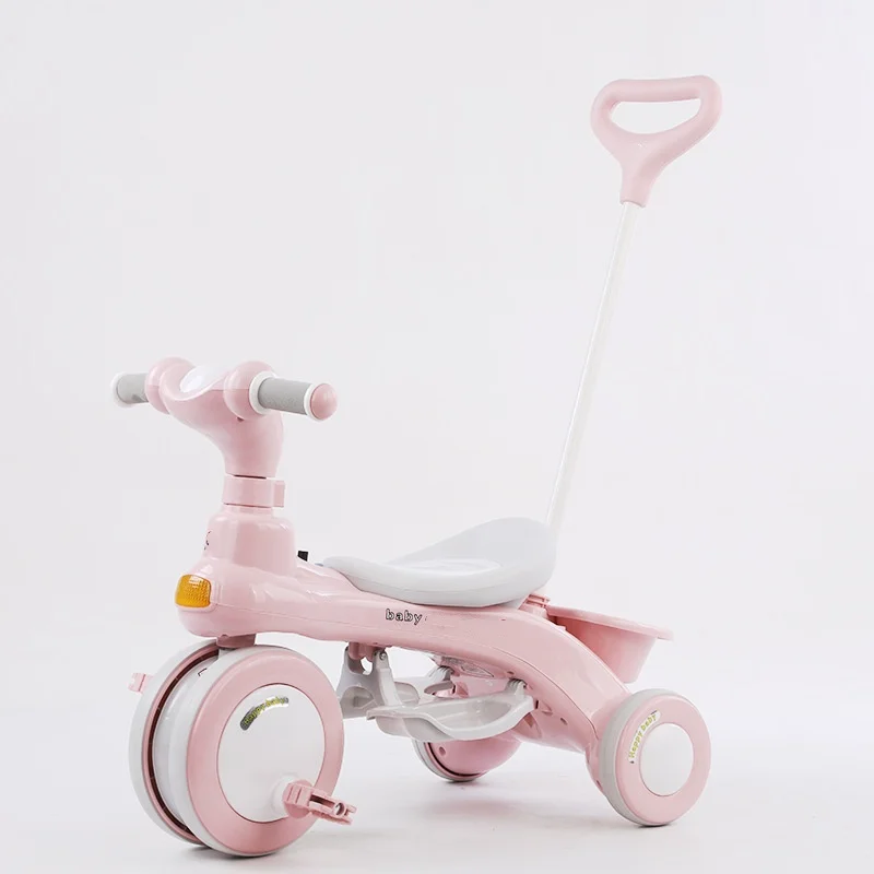 Plastic Baby Ride On Bike Kid Tricycle Toy with handlebar 3 wheel kid Trike tricycle