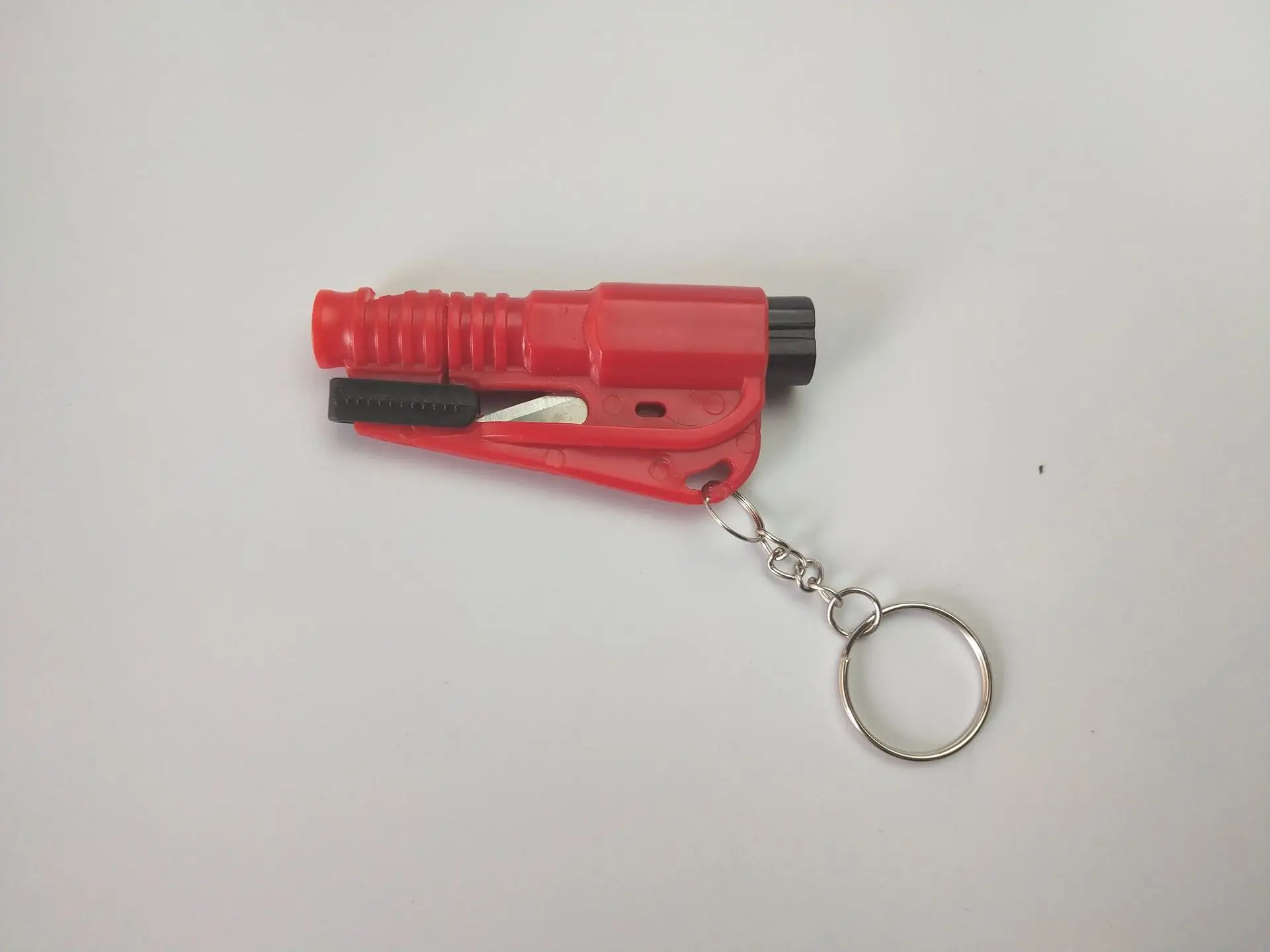 
Emergency glass break hammer window punch self defense keychain 