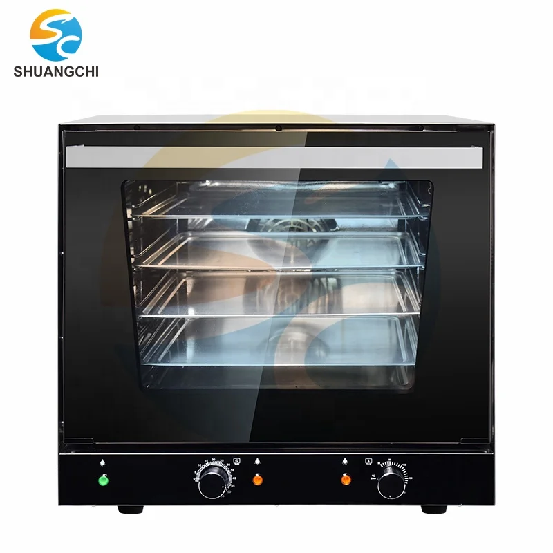 Shuangchi Electric Bakery Oven Desk Top Convection Oven 4 Layers Commercial Bread Baking Built-in Ovens