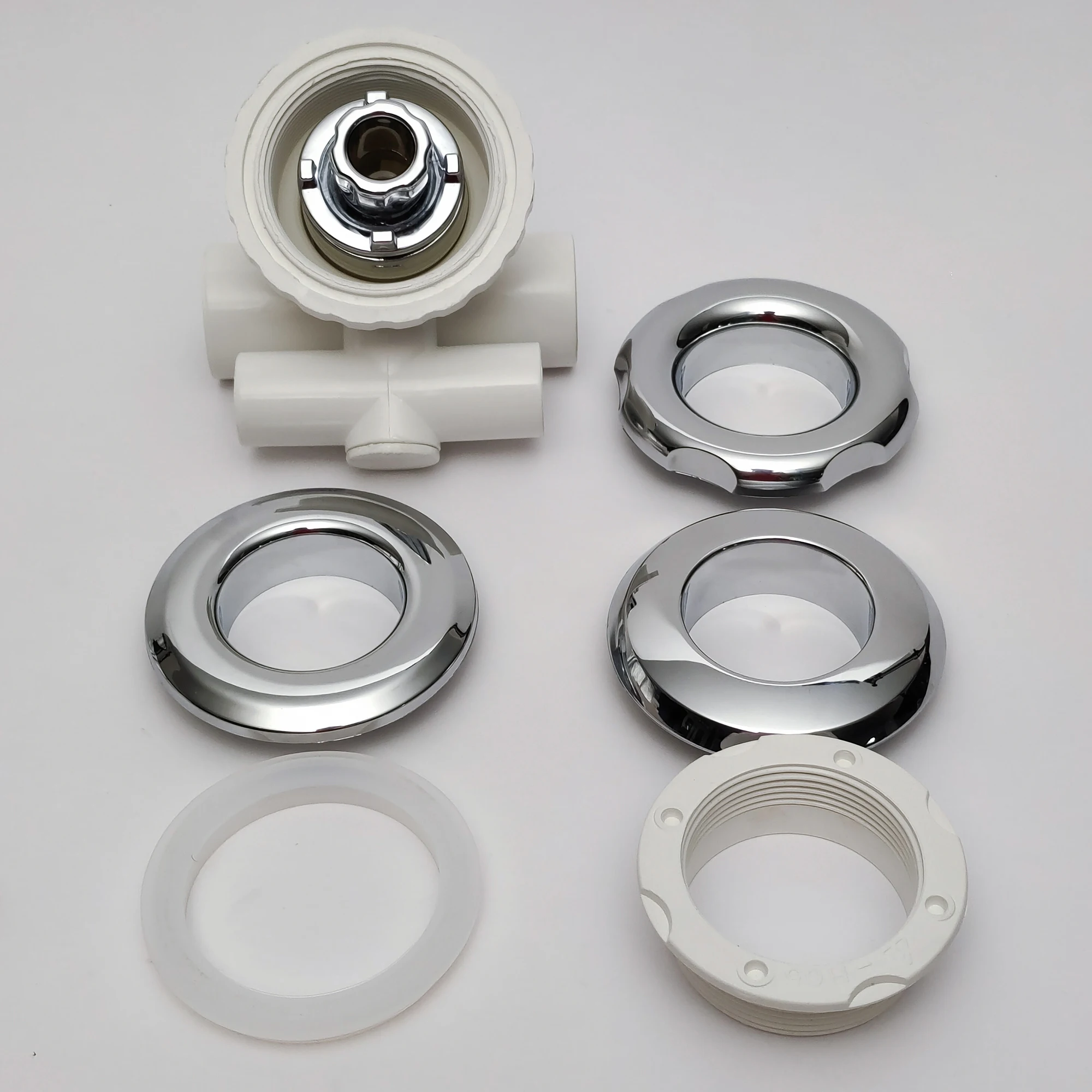 Portable Indoor Bathroom Hydro Massage Jet Kit Plastic Nozzle Bathtub Spa Pool Jet Nozzle