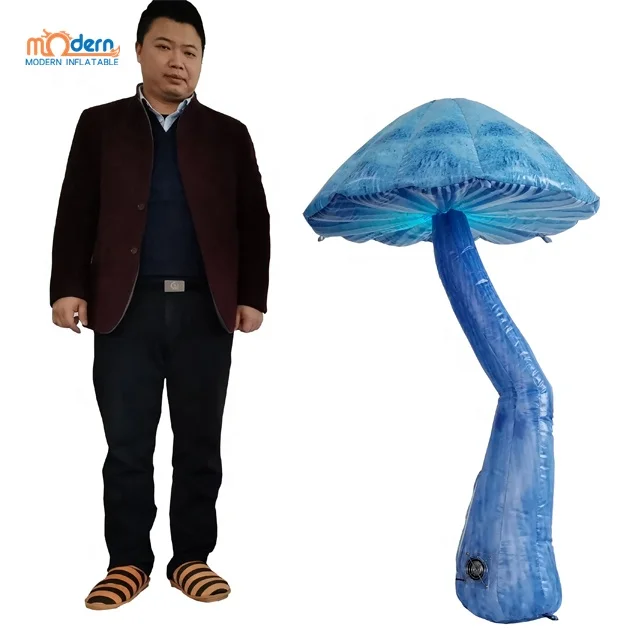 Cheap Price Outdoor Inflatable Mushroom Decoration with LED lighting for Party Event