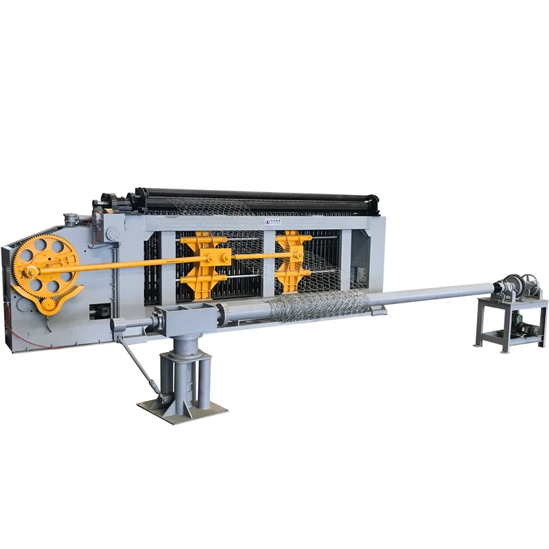 Maximum 5 meters high-speed fully Automatic galvanized gabion mesh weaving machine max.4.3m in China