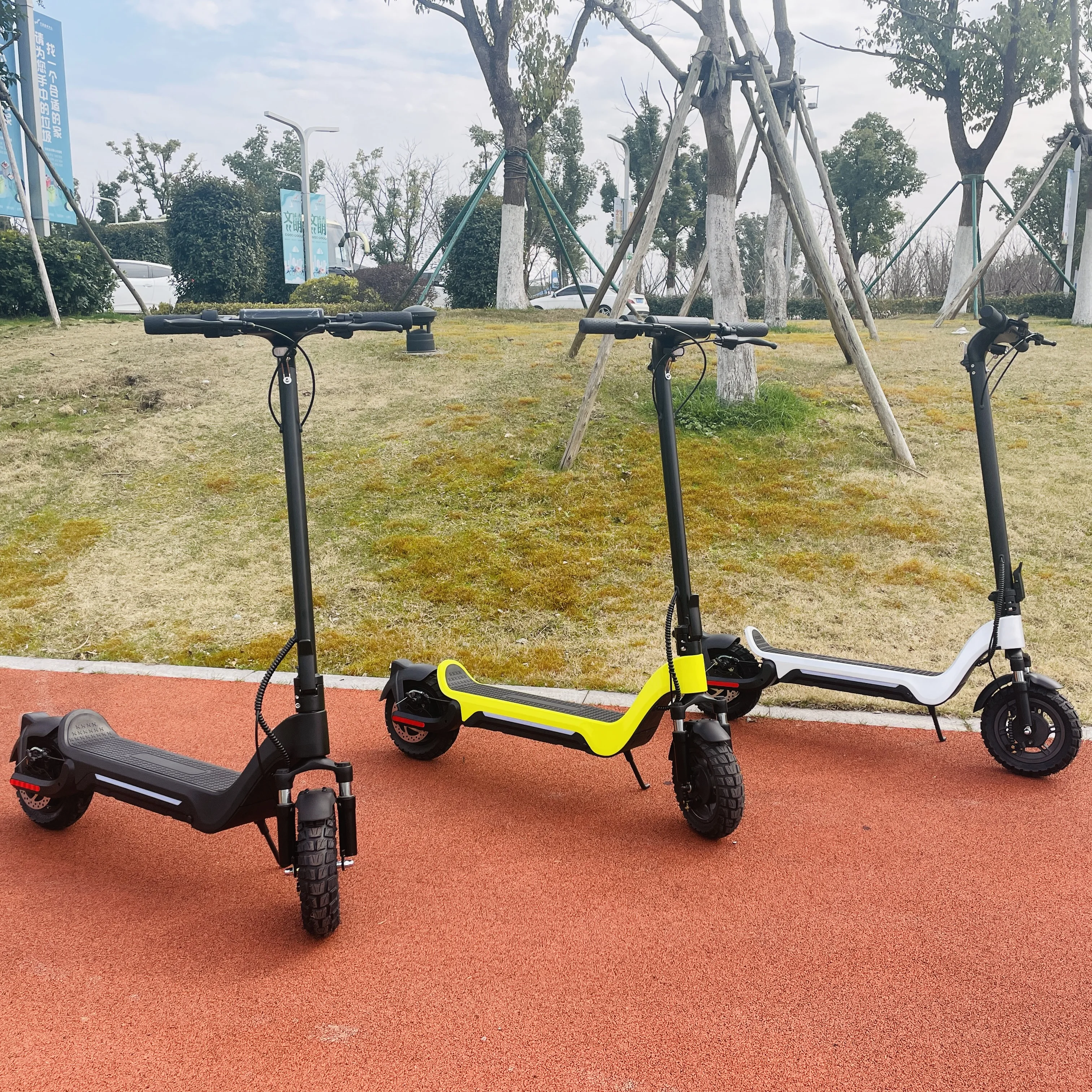 Double shock absorption Folding automatic lock city 13Ah 10inchStrong Forged Folder  EU Warehouse foldable electric scooter