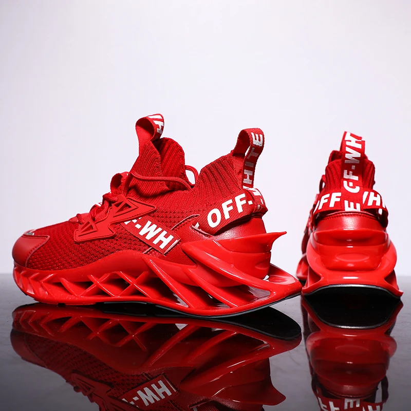 Popular Ranking Trainer Best Service Fast Shipping Fashion Shoes Men Sneakers Blade Running Shoes Red Shoes for Men