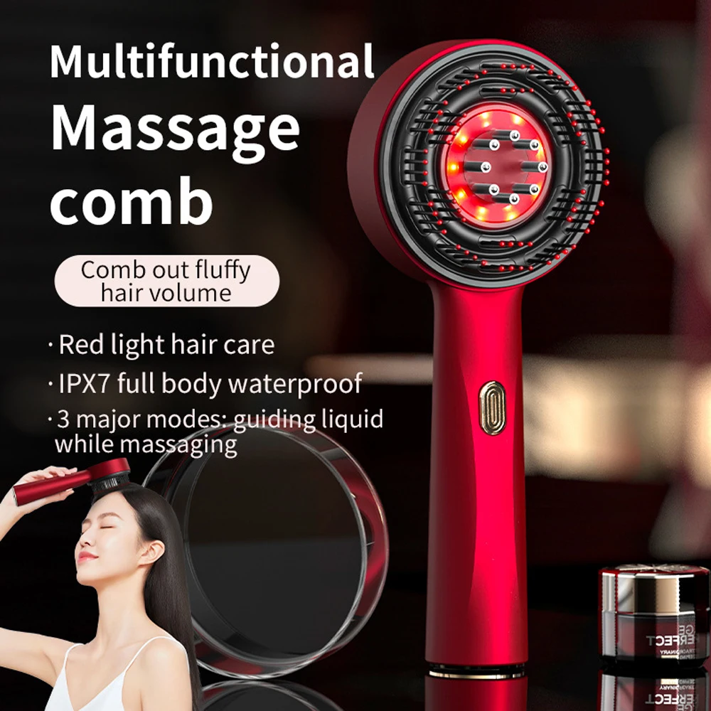 KV New Product Ideas 2024 Scalp Massage Comb Hair Growth Machine for Hair Loss Hair Growth Comb for Women
