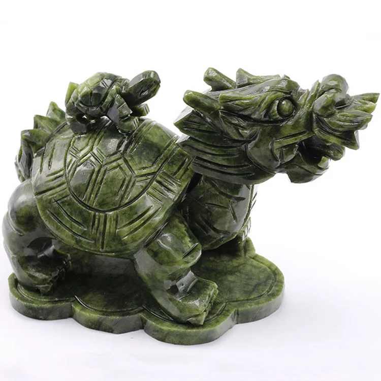 Super september hot sales jade dragon turtle and baby