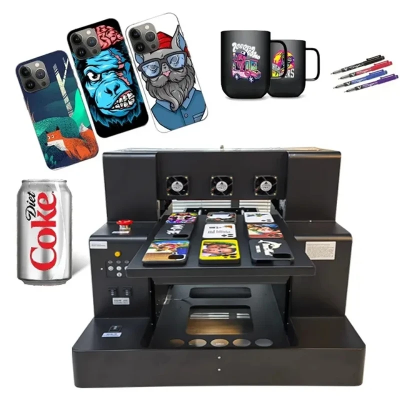 A3 UV DTF Printer UV Direct To Film Printer UV AB Crystal Label Printer With Laminator for Bottle Phone Case Tumbler