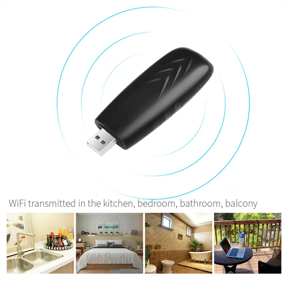 1200 Мбит/с 2 4G и 5 ГГц двухдиапазонный беспроводной USB Wi-Fi адаптер 802.11AC высокоскоростная сетевая карта для ноутбука настольного