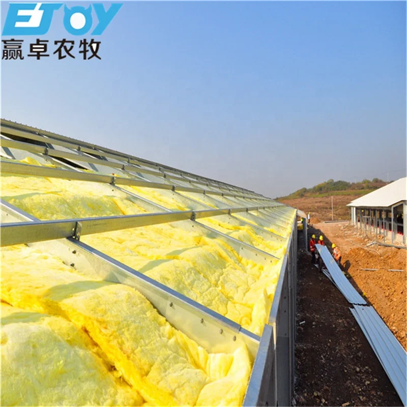 Industrial Poultry Shed Prefabricated Structural Steel Building Chicken House