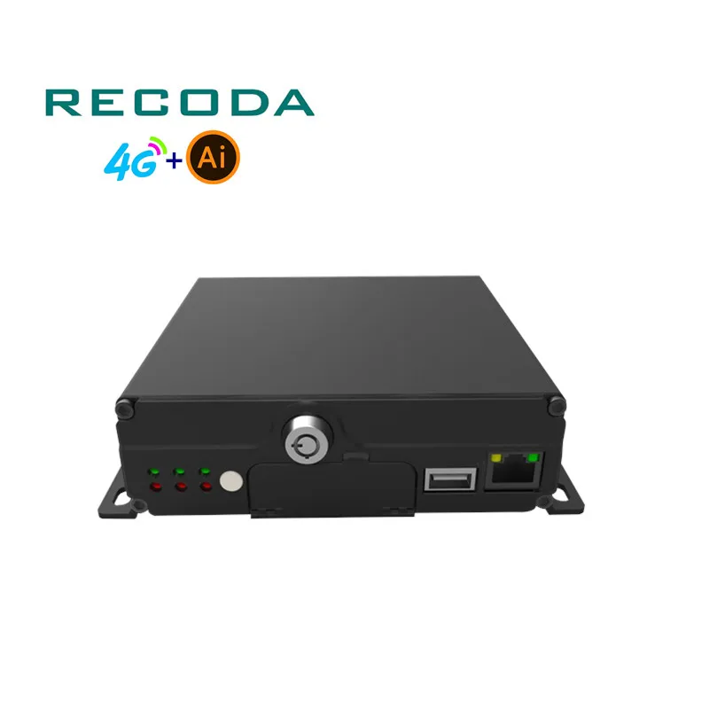 Professional 4Ch   256GB Sd Card  AI Mobile    DVR  4G  GPS for  car cctv