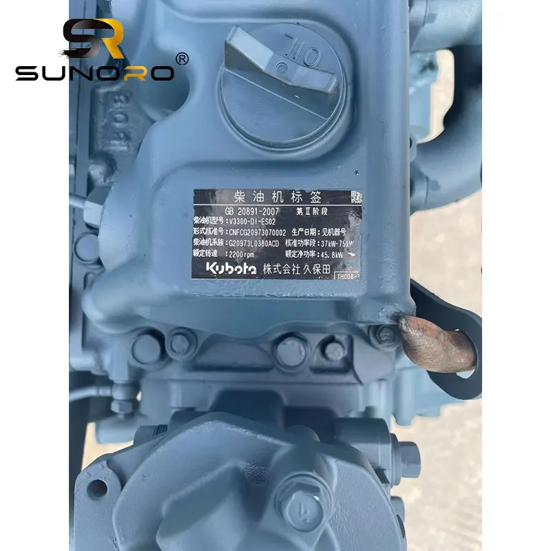 SUNORO машинный двигатель kubota v2203 v3300 v3800 дизельный в сборе