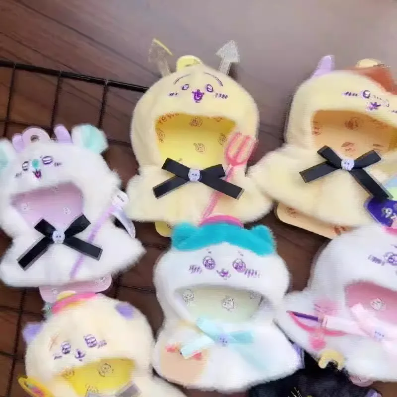Halloween doll clothes Kuromi Melody Cinnamoroll Cross-dressing Clothing Series Plush Keychain Pochacco Plush Doll Keychain