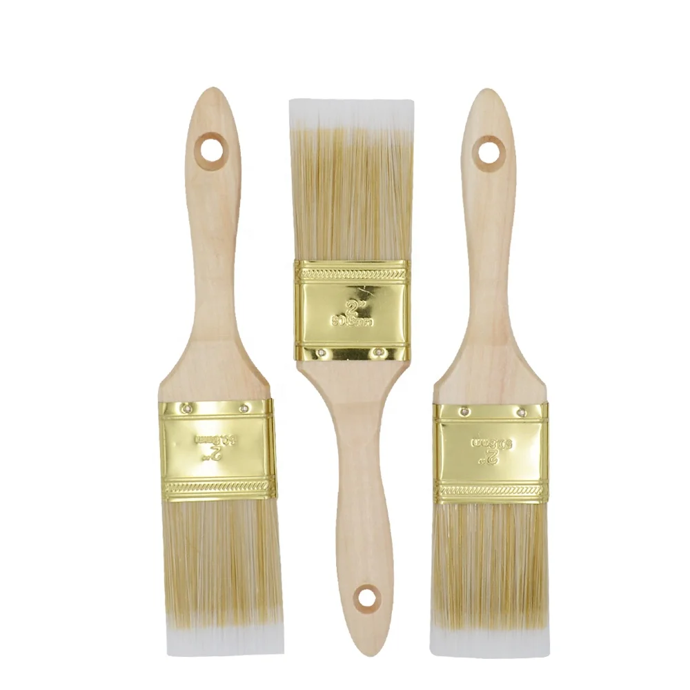 Набор кистей для рисования с деревянной ручкой премиум-класса из 3 шт.