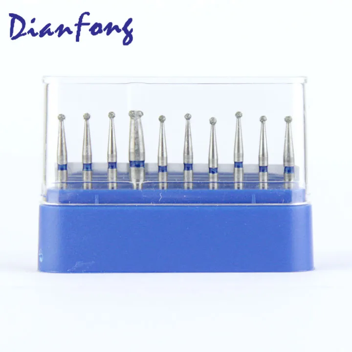 BR-46 medium grit ROUND FG high speed CE ISO certified dental diamond drill bit