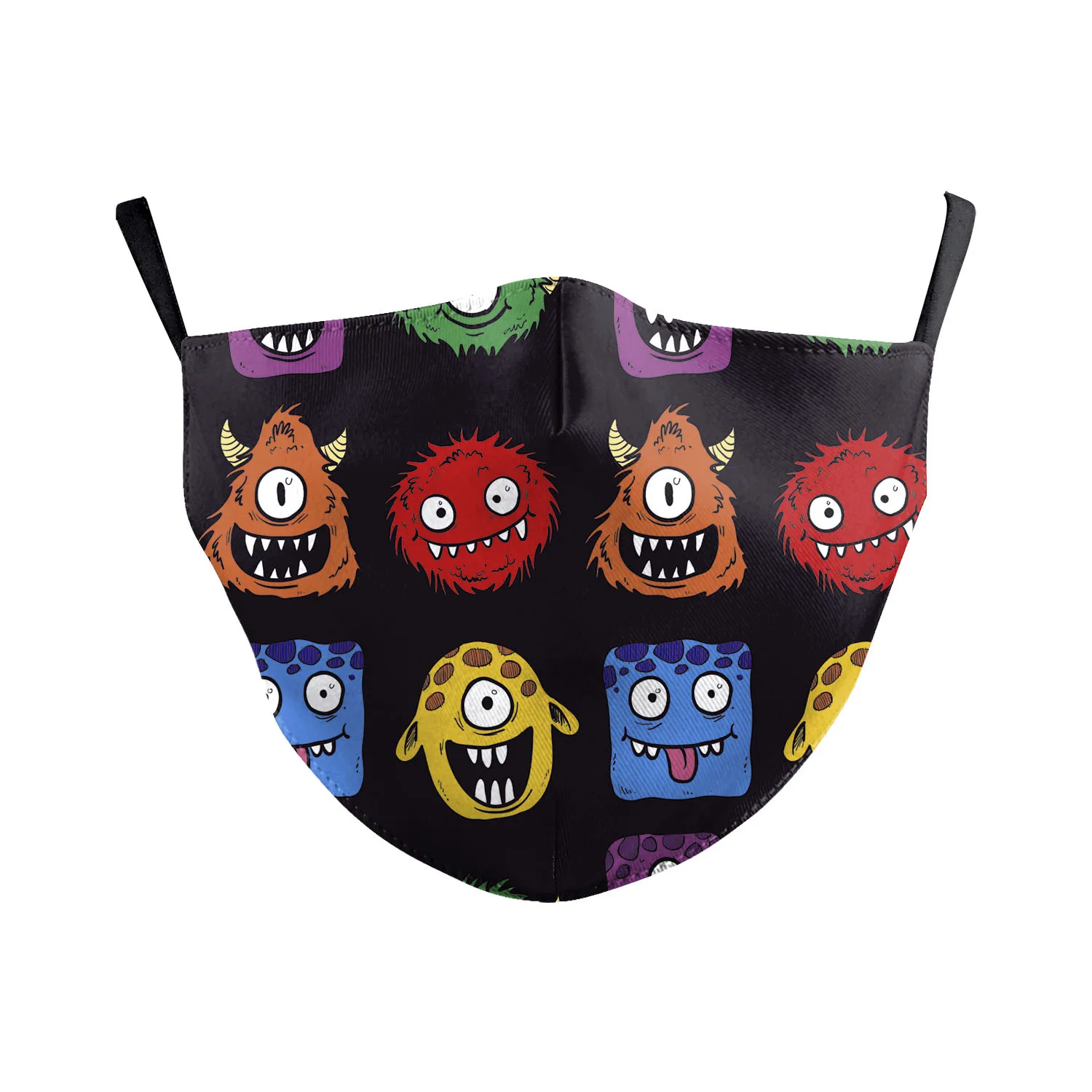 OEM animation cartoon Pattern Washable Recyclable Halloween Kids Mask