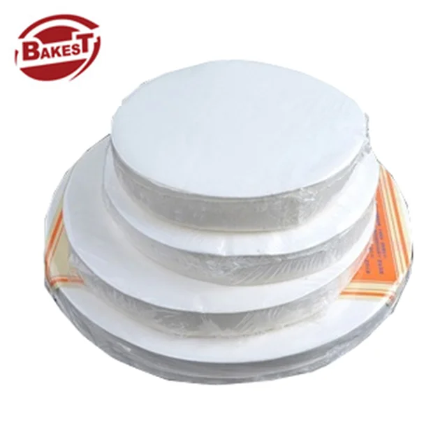Bakest Factory Wholesale  Baking Oil Paper 500 pcs/bag Round BBQ Barbecue Oil-proof  Food Grade  Grill White Paper