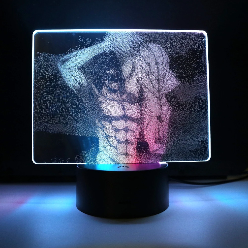 3D Night Lights Optical Illusion Lamps LED Night Lamps Acrylic 3d Light Decorative Gift for Kids