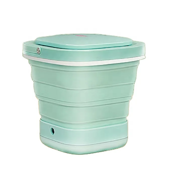 Factory direct sales 11 liter portable washing machine rotary drying folding mini washing machine