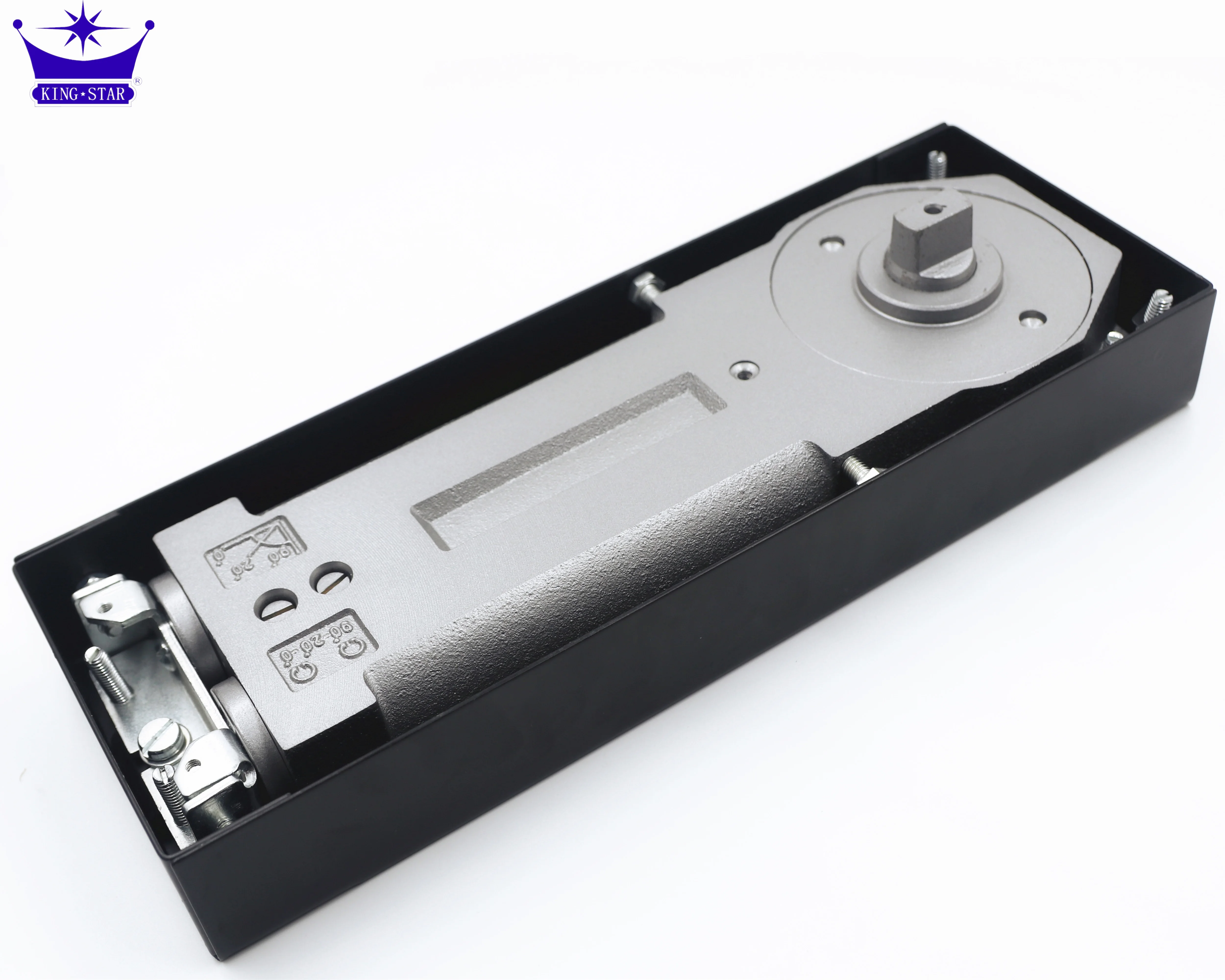 Kingstar KFS-80 со стеклянной дверью накладные скрытый напольный пружинный двухцилиндровый гидравлический шарнир пола