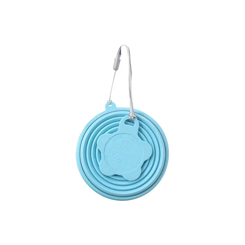 
Wholesale Reusable Custom Water Travel Silicone Collapsible Cup 