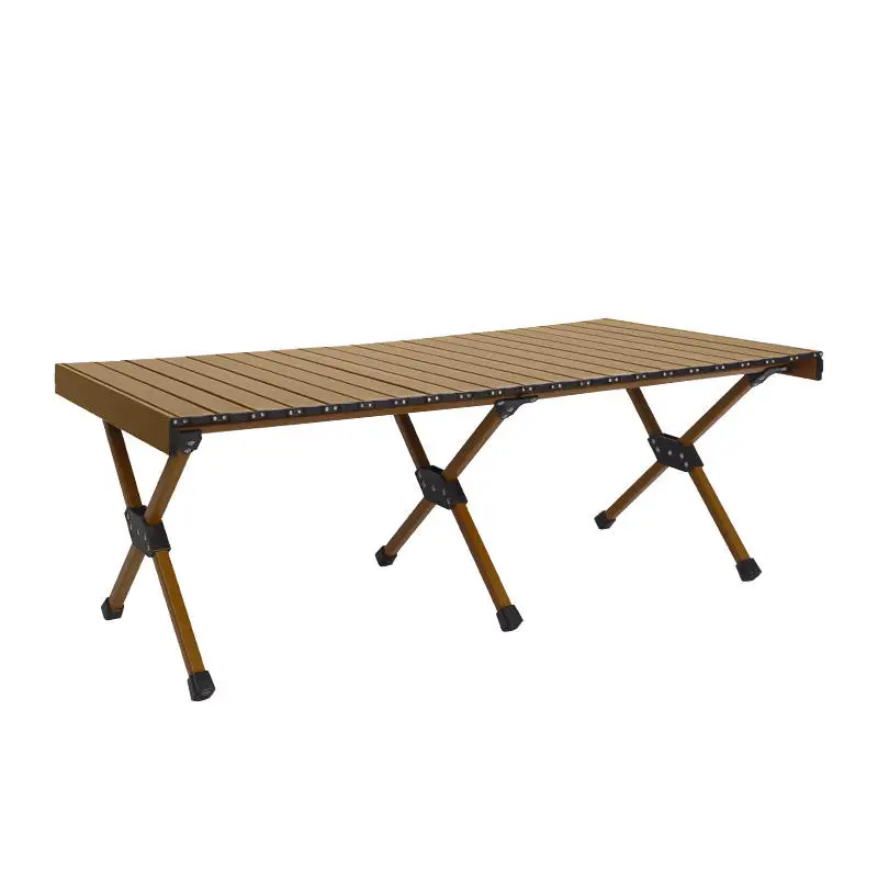 Кемпинг открытый пляж портативный складной алюминиевый барбекю инструменты деревянный стол для пикника