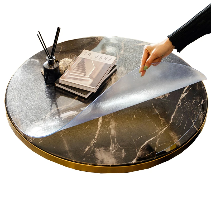 Factories Direct Selling PVC Soft Glass Round Waterproof Oil-proof Crystal Board Tablecloth For Home