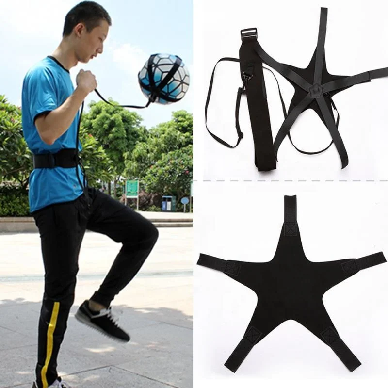 Football Training Adjustable Sports Assistance Soccer Kick Ball Practice Belt Training Equipment