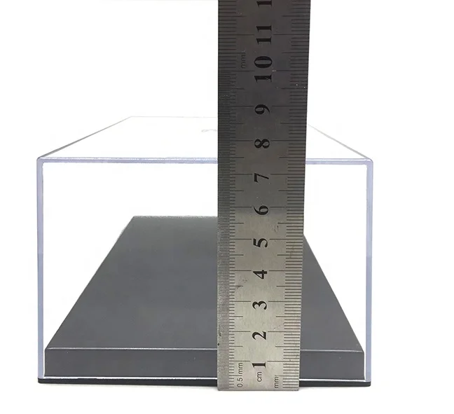 Display Box for 1:43 Diecast Model Car Transparent Protective Case Metal Vehicle Accessory Accept OEM Custom Size and Logo
