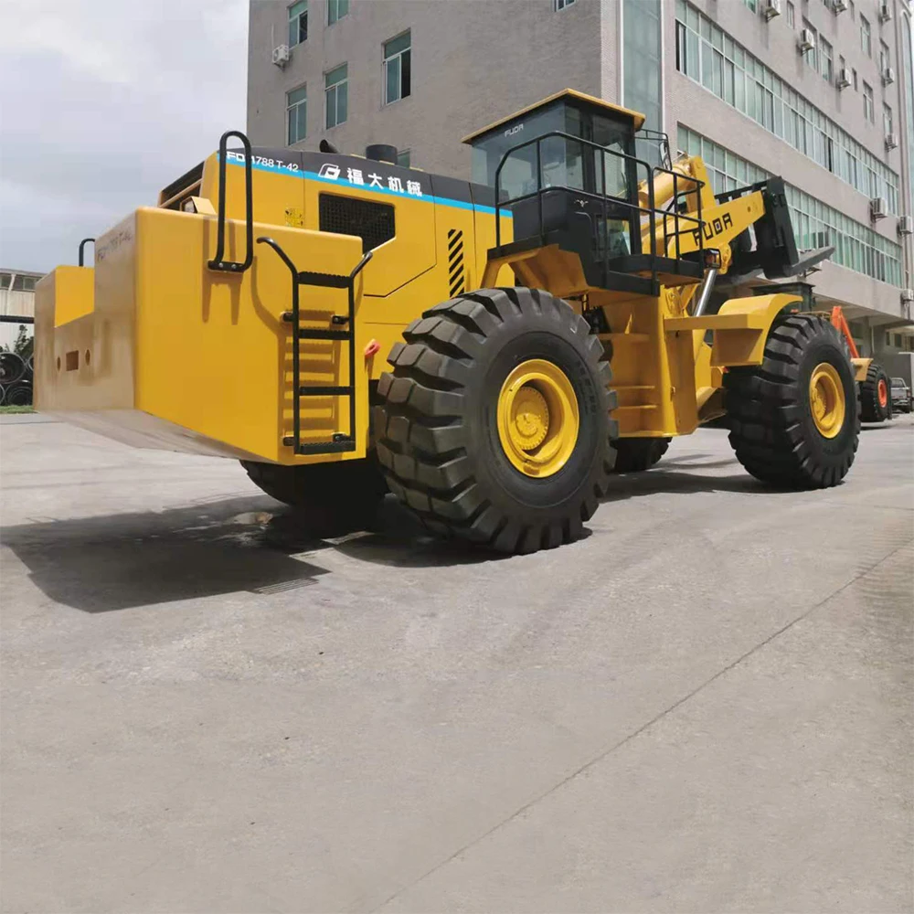 FUDA 42 Ton Front Loader - 42t Wheel Loader Forklift With Cummins Engine and Parker Hydraulic System