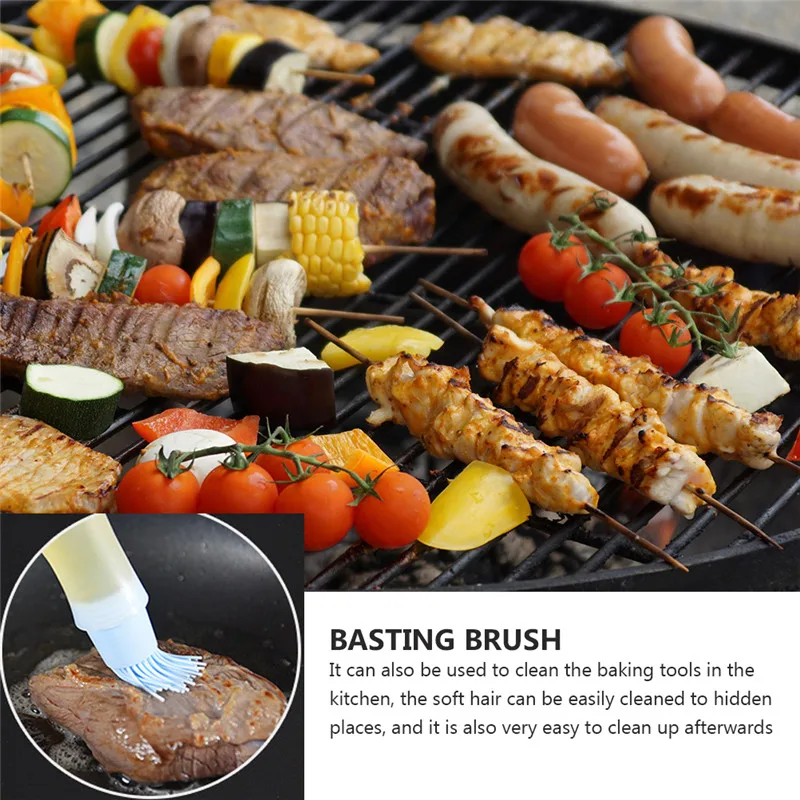 Unique products to buy the silicone oil brush grill brush oil bottle Food Grade Silica Gel