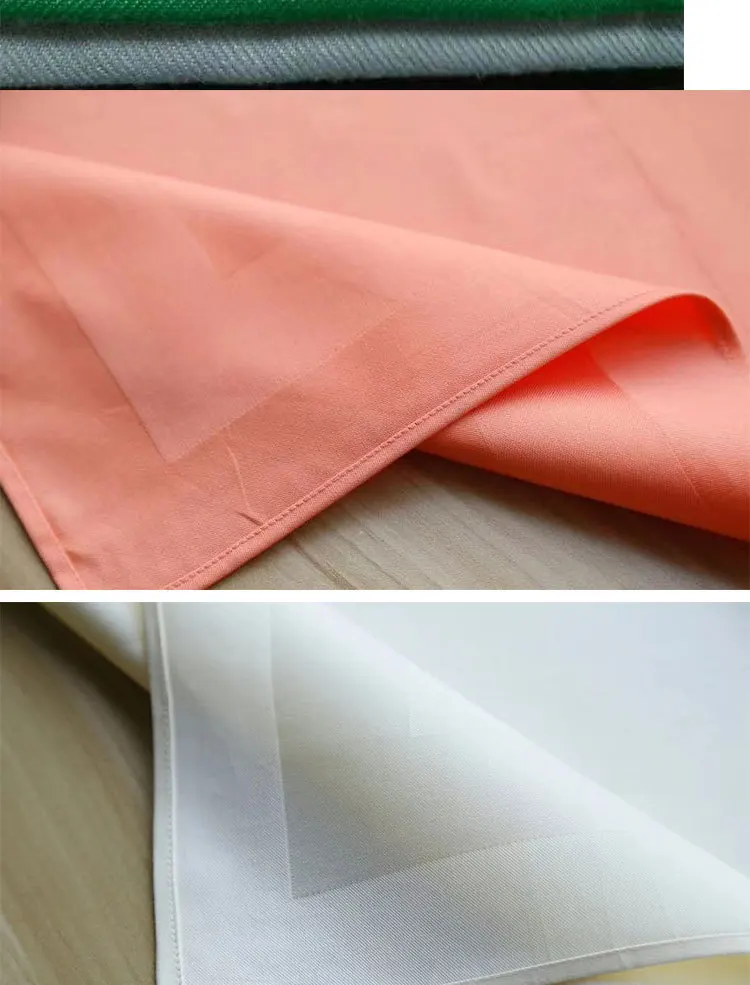 100% Cotton Hotel Napkin Dinner Napkins Cloth for Restaurant Table Cloth Mouth Wipe Cloth