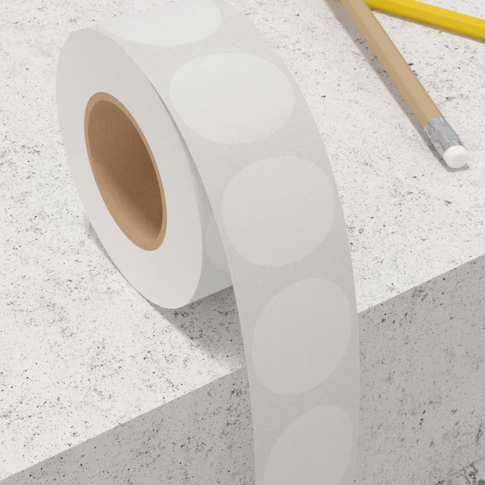 Custom Roll Super Clear Gloss Transparent Circle Seal Sticker Label Package