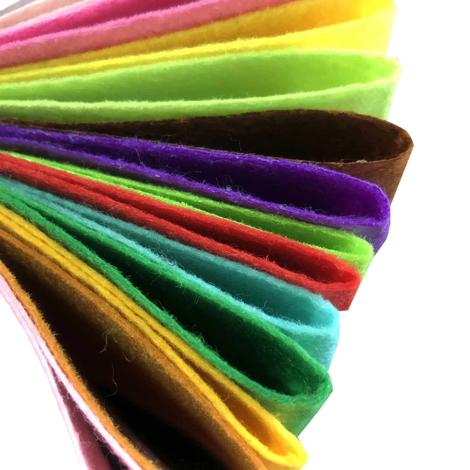 Good quality absorbent cellulose wadding donmez tekstil fabric colored felt cloth nonwoven felt fabric roll