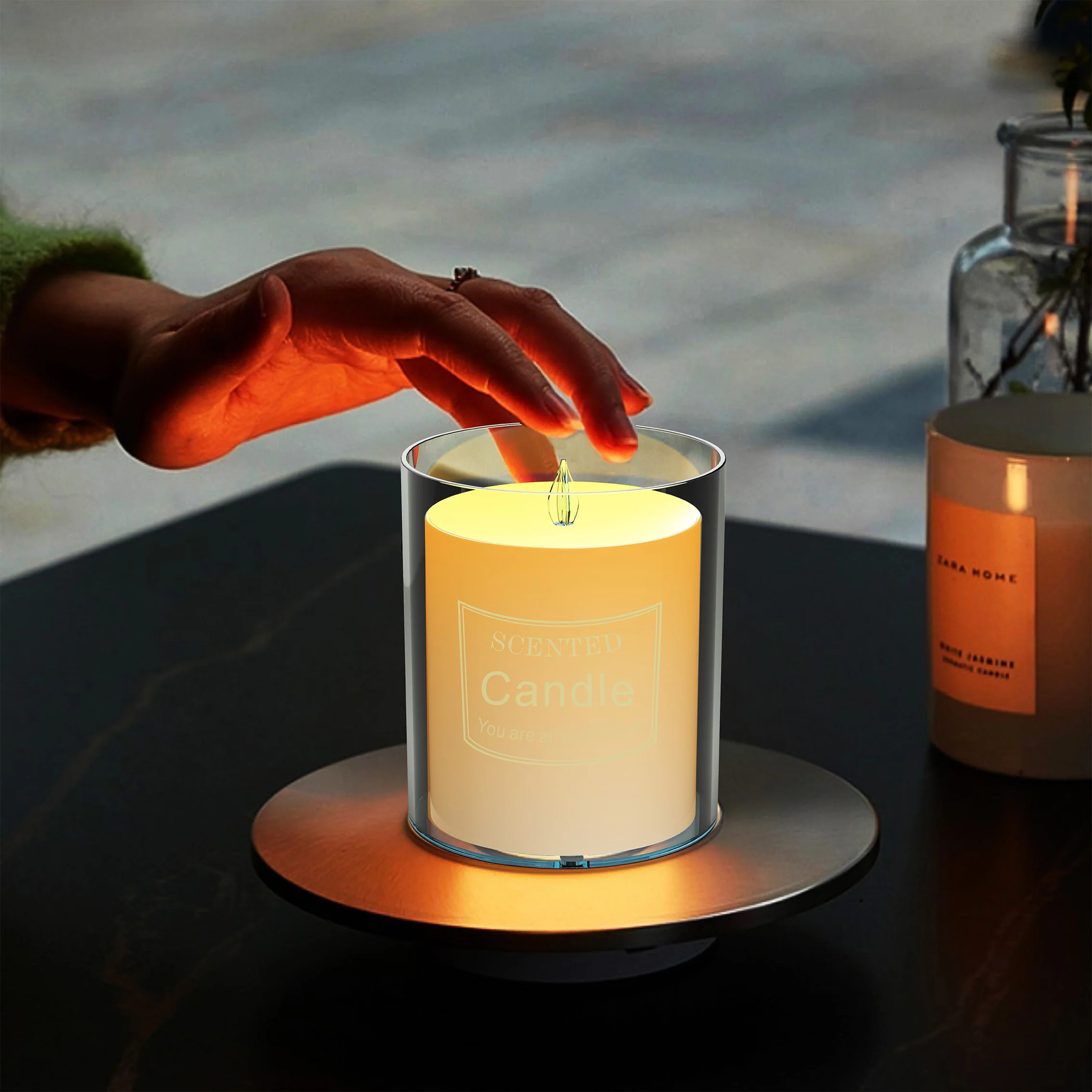 Unique Products Scented Candles Aroma Diffuser Essential Oil Perfume Diffuser for Home Car