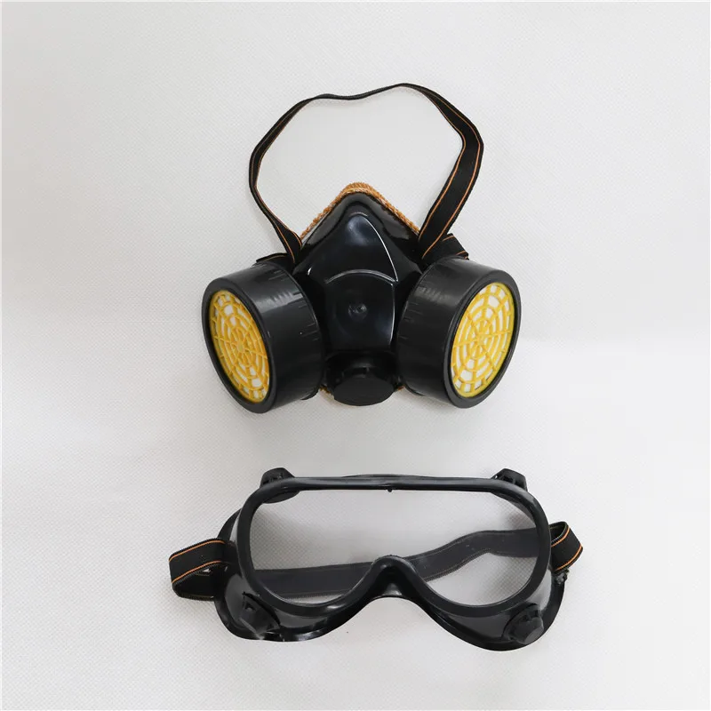 Professional High Quality Anti Harmful Gas Anti-Dust Spray Chemical Gas Dual Cartridge Respirator Paint Filter Mask