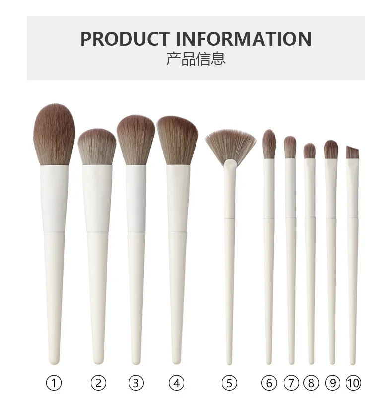 Wholesale price quality makeup brushes  luxury brush makeup tool professional makeup brush set with bag