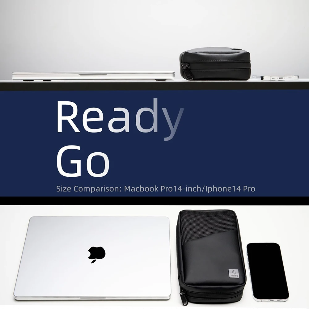 Electronics Organizer Travel Case Travel Tech Pouch Carrying Bag Electronics Accessories Case for Cord Organizer Hard Drives