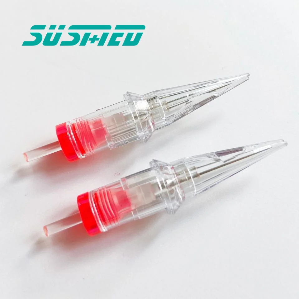 Permanent Makeup Needle With Tubes Cartridge Tattoo Needle Disposable Sterilized Tattoo Machine Needles